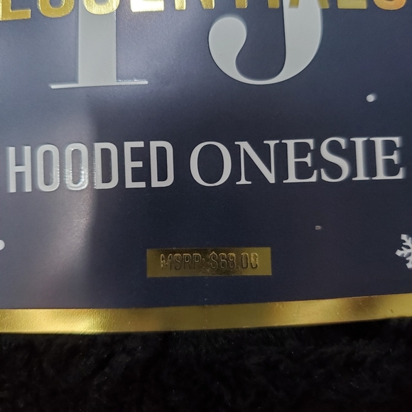 Furry Black CAT Hooded Zip Pajama Size L or XL NEW in Package Adult ONESIE - Picture 7 of 12